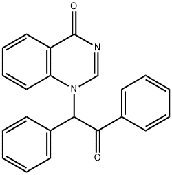 1-(2-Oxo-1,2-diphenylethyl)quinazolin-4(1H)-one Structure