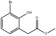 2-甲基-(3-溴-2-羟基苯基)乙酸, 628331-74-8, 结构式