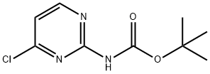 (4-氯-2-嘧啶基)氨基甲酸叔丁酯, 629645-55-2, 结构式