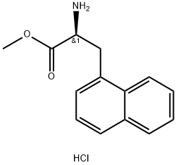 (S)-Methyl 2-amino-3-(naphthalen-1-yl)propanoate HCl Structure