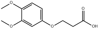 3-(3,4-Dimethoxyphenoxy)propanoic acid Struktur