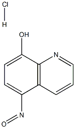 5-nitroso-8-hydroxyquinoline hydrochloride Structure