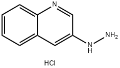 2-(quinolin-3-yl)hydrazine hydrochloride Struktur