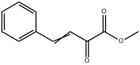 2-オキソ-4-フェニルブト-3-エン酸メチル 化学構造式