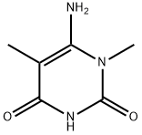 6-amino-1,5-dimethylpyrimidine-2,4(1H,3H)-dione Struktur