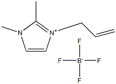 1H-Imidazolium, 1,2-dimethyl-3-(2-propenyl)-, tetrafluoroborate(1-)
 Structure