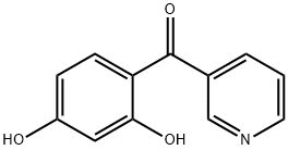 (2,4-dihydroxyphenyl)(pyridin-3-yl)methanone Struktur