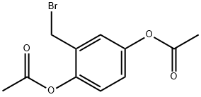 2-(Bromomethyl)-1,4-phenylene diacetate Structure