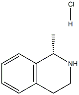 (S)-1-Methyl-1,2,3,4-tetrahydro-isoquinoline hydrochloride, 64982-62-3, 结构式