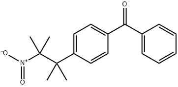 4-(2-NITRO-1,1,2-TRIMETHYLPROPYL)BENZOPHENONE Struktur
