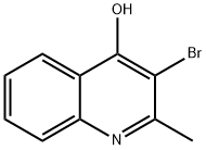 3-溴-2-甲基喹啉-4-醇, 65673-88-3, 结构式