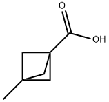 3-Methylbicyclo[1.1.1]pentane-1-carboxylicacid Struktur