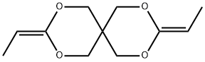 2,4,8,10-Tetraoxaspiro[5.5]undecane, 3,9-diethylidene- Struktur