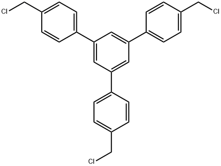 1,1':3'1"-terphenyl,4,4"-bis(chloromethyl)-5'-{4(chloromethyl)phenyl}- Structure