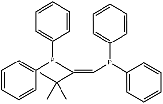 (Z)-3,3-Dimethyl-1,2-bis(diphenylphosphino)-1-butene Structure