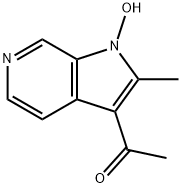 1-(1-Hydroxy-2-methyl-1H-pyrrolo[2,3-c]pyridin-3-yl)ethanone Struktur