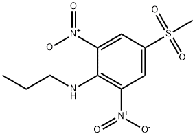 2,6-DINITRO-4-(METHYLSULFONYL)-N-PROPYLANILINE Struktur