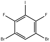1,5-二溴-2,4-二氟-3-碘苯 结构式