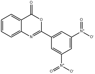 2-(3,5-DINITROPHENYL)-3,1-BENZOXAZIN-4(4H)-ONE Struktur