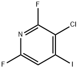 3-Chloro-2,6-difluoro-4-iodo-pyridine Structure