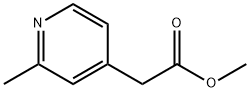(2-METHYL-PYRIDIN-4-YL)-ACETIC ACID METHYL ESTER 化学構造式