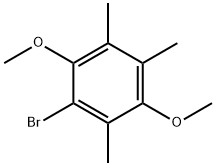 1-bromo-2,5-dimethoxy-3,4,6-trimethylbenzene 化学構造式