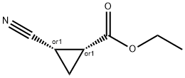 cis-ethyl (1R,2S)-2-cyanocyclopropane-1-carboxylate Structure