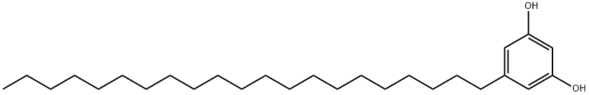 5-Heneicosylresorcinol 化学構造式