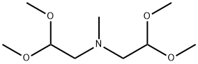 2,2'-METHYLIMINOBIS-(ACETALDEHYDE DIMETHYL ACETAL) 化学構造式