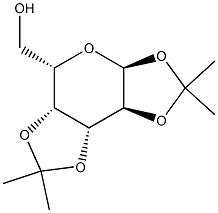 1,2:3,4-Di-O-isopropylidene-a-L-galactopyranose Struktur