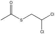 1-(ACETYLMERCAPTO)-2,2-DICHLOROETHANE Structure