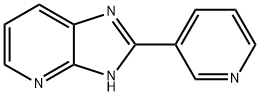 2-(3-pyridinyl)-3H-imidazo[4,5-b]pyridine 化学構造式