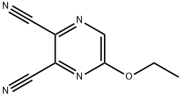 5-ethoxypyrazine-2,3-dicarbonitrile Struktur