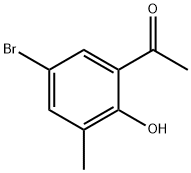 1-(5-bromo-2-hydroxy-3-methylphenyl)ethanone Structure