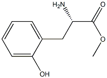 METHYL (2S)-2-AMINO-3-(2-HYDROXYPHENYL)PROPANOATE Structure