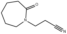 Hexahydro-2-oxo-1H-azepine-1-propanenitrile, 7336-15-4, 结构式