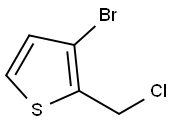 3-bromo-2-(chloromethyl)thiophene Struktur