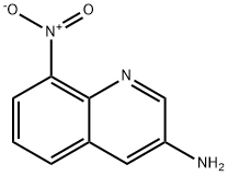 8-硝基喹啉-3-胺, 73868-15-2, 结构式