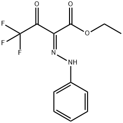 (Z)-ethyl 4,4,4-trifluoro-3-oxo-2-(2-phenylhydrazono)butanoate,73981-89-2,结构式