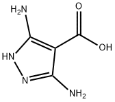 3,5-Diamino-1H-pyrazole-4-carboxylic acid Struktur
