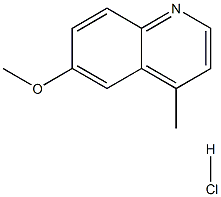 6-Methoxy-4-methylquinoline hydrochloride Struktur