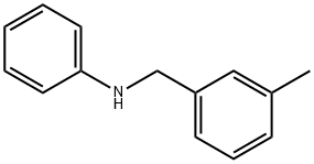 N-(3-甲基苄基) 苯胺, 75366-13-1, 结构式
