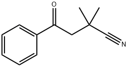2,2-DIMETHYL-4-OXO-4-PHENYLBUTYRONITRILE Struktur