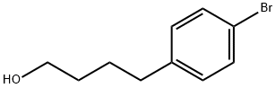 4-(4-ブロモフェニル)ブタン-1-オール 化学構造式