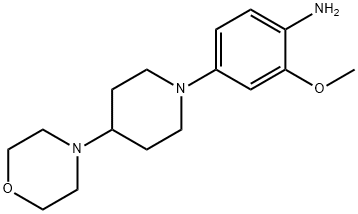 2-甲氧基-4-[4-(4-吗啉基)哌啶-1-基]苯胺, 761440-91-9, 结构式