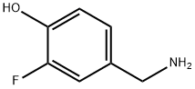 4-(氨甲基)-2-氟苯酚,771581-11-4,结构式