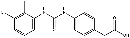2-(4-(3-(3-chloro-2-methylphenyl)ureido)phenyl)acetic acid|