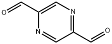 pyrazine-2,5-dicarbaldehyde 化学構造式
