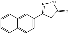 3-(naphthalen-2-yl)-1H-pyrazol-5(4H)-one Struktur