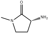 (R)-3-Amino-1-methyl-pyrrolidin-2-one Structure